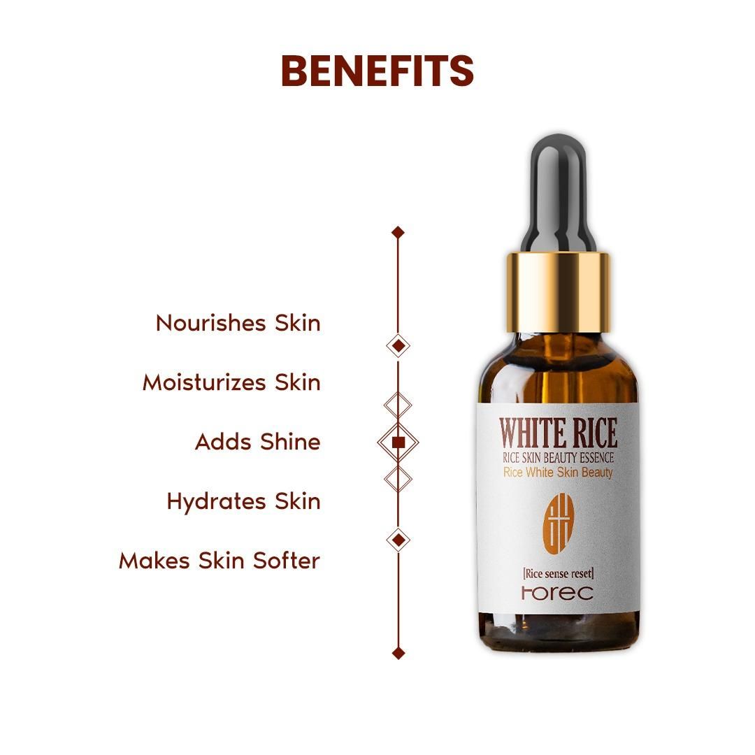 White Rice face serum reduces wrinkles Corrector 30 ml Each (Pack Of 2)