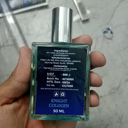 KNIGHT COLOGEN EAU DE TOILETTE 50ML PERFUME (Pack of 2)