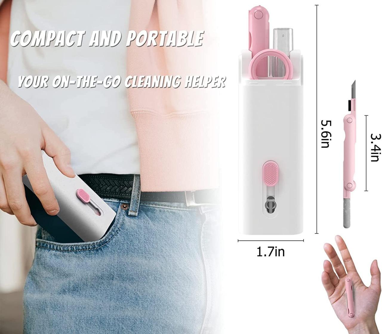 7-in-1 Electronics Cleaner Kit - Keyboard Cleaner kit, Portable Multifunctional Cleaning Tools