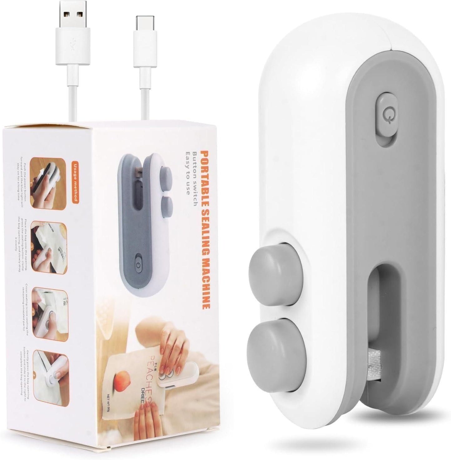 Portable Mini Sealing Machine USB Rechargeable