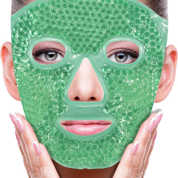 Cool Gel Full Face Mask Summer Ice Cooling Sleeping Mask