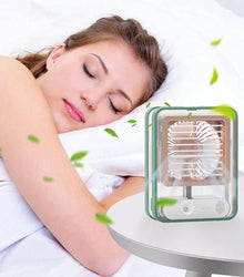 Rechargeable Battery Operated Mini USB Fan With Mist Water Spray