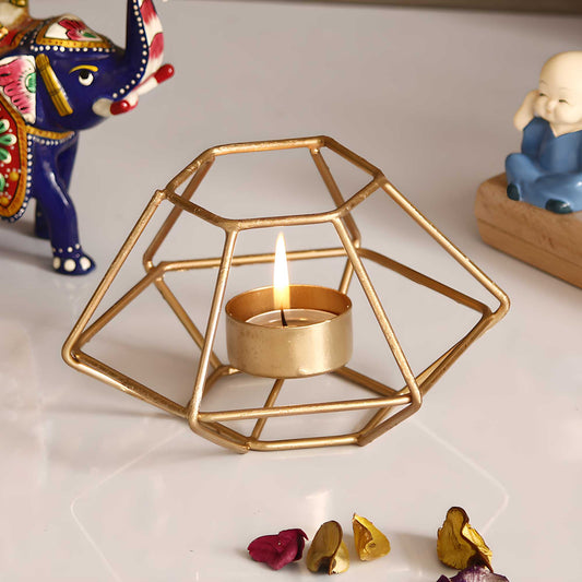 E-CraftIndia Decorative Handcrafted Metal Tea Light Holder