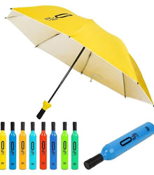 Bottle Umbrella – Compact Travel Umbrella with UV & Rain Protection in Stylish Bottle Case