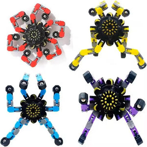 Transformation Robot Fidget Spinner Anti Stress Deformation