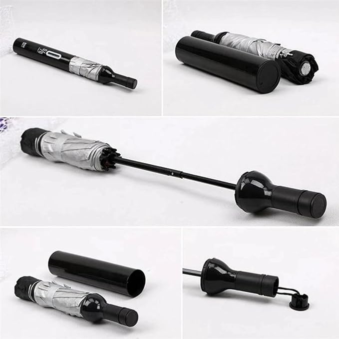 Bottle Umbrella – Compact Travel Umbrella with UV & Rain Protection in Stylish Bottle Case