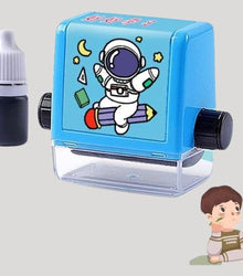 Birud Addition Stamps for Kids, Roller Design Teaching Stamp,Math Stamps Practice Tools