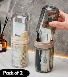 Portable Toothbrush Storage Box Pack of 2