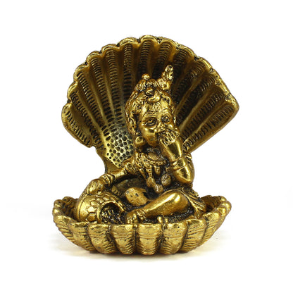 E-Craft  Golden Bal Gopal Krishna having Makhan