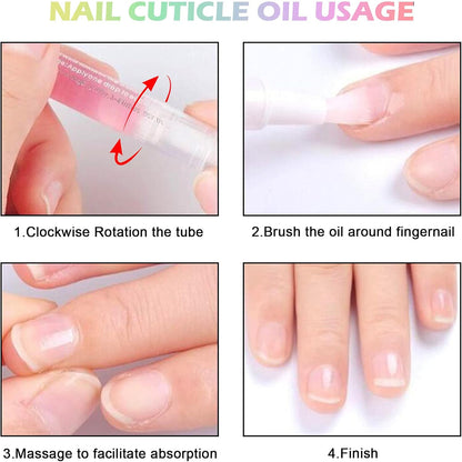 Cuticle Revitalizer Oil Pen – Nourishing Brush-on Nail Care in Fruity Scents