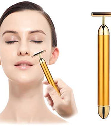 24K Gold Electric Facial Massage Roller