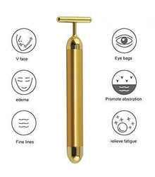 24K Gold Electric Facial Massage Roller