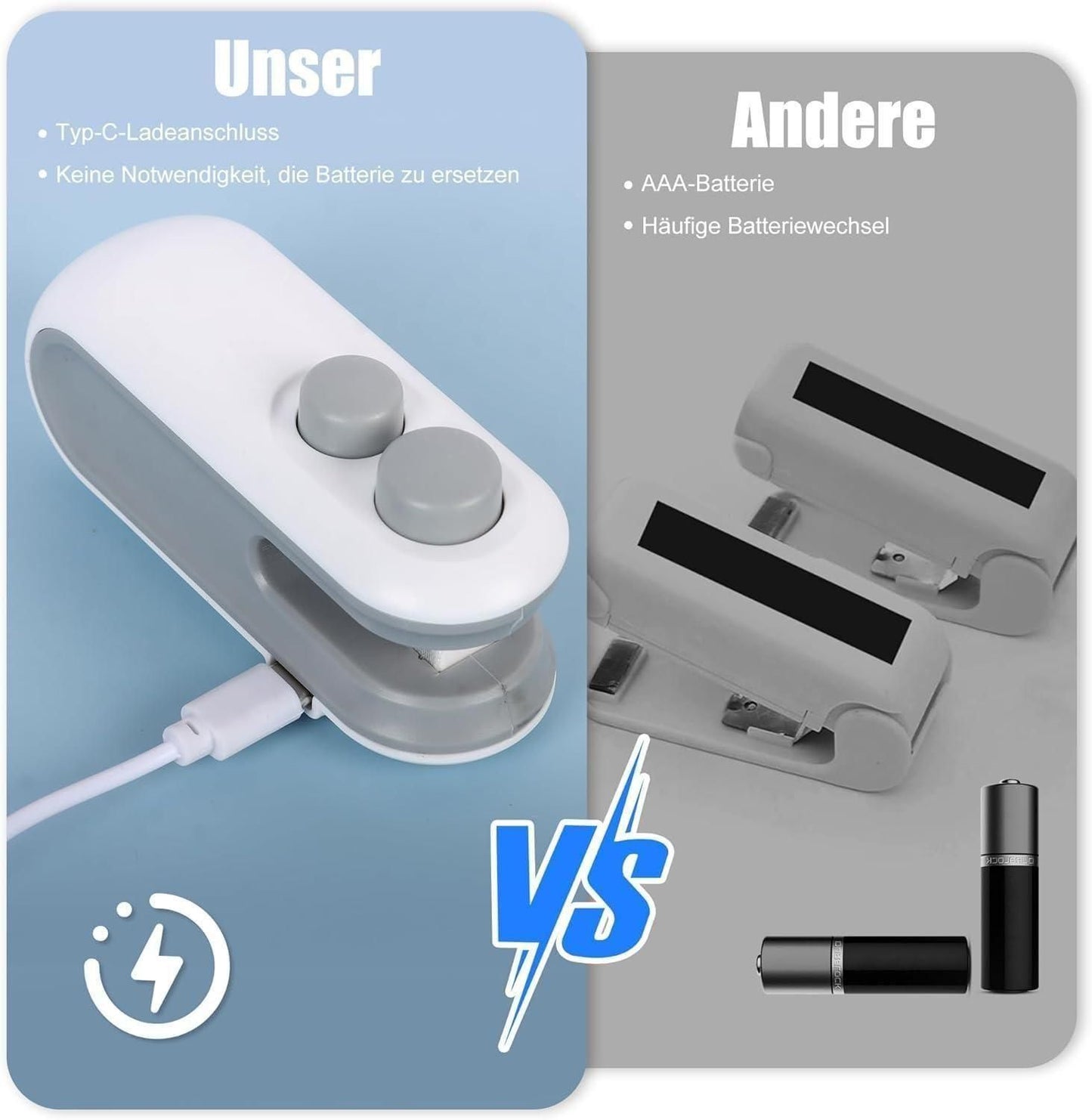 Portable Mini Sealing Machine USB Rechargeable
