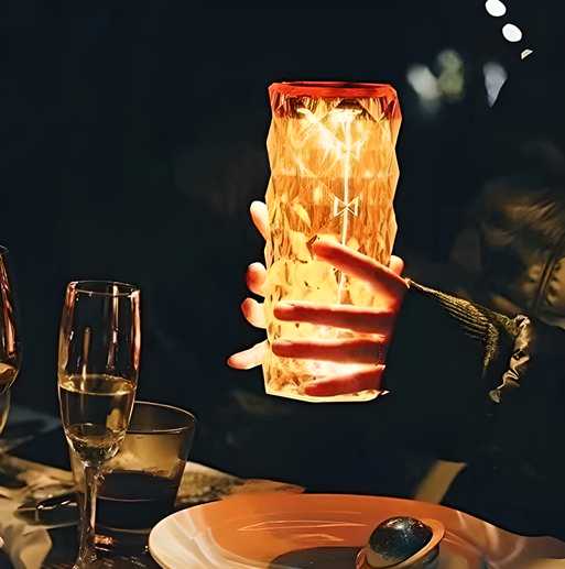 Crystal Table Lamp 16 Color