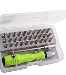 32 in 1 Interchangeable Multipurpose Mini Screwdriver Magnetic Slot Wrench Bits Repair Tools Kit Set