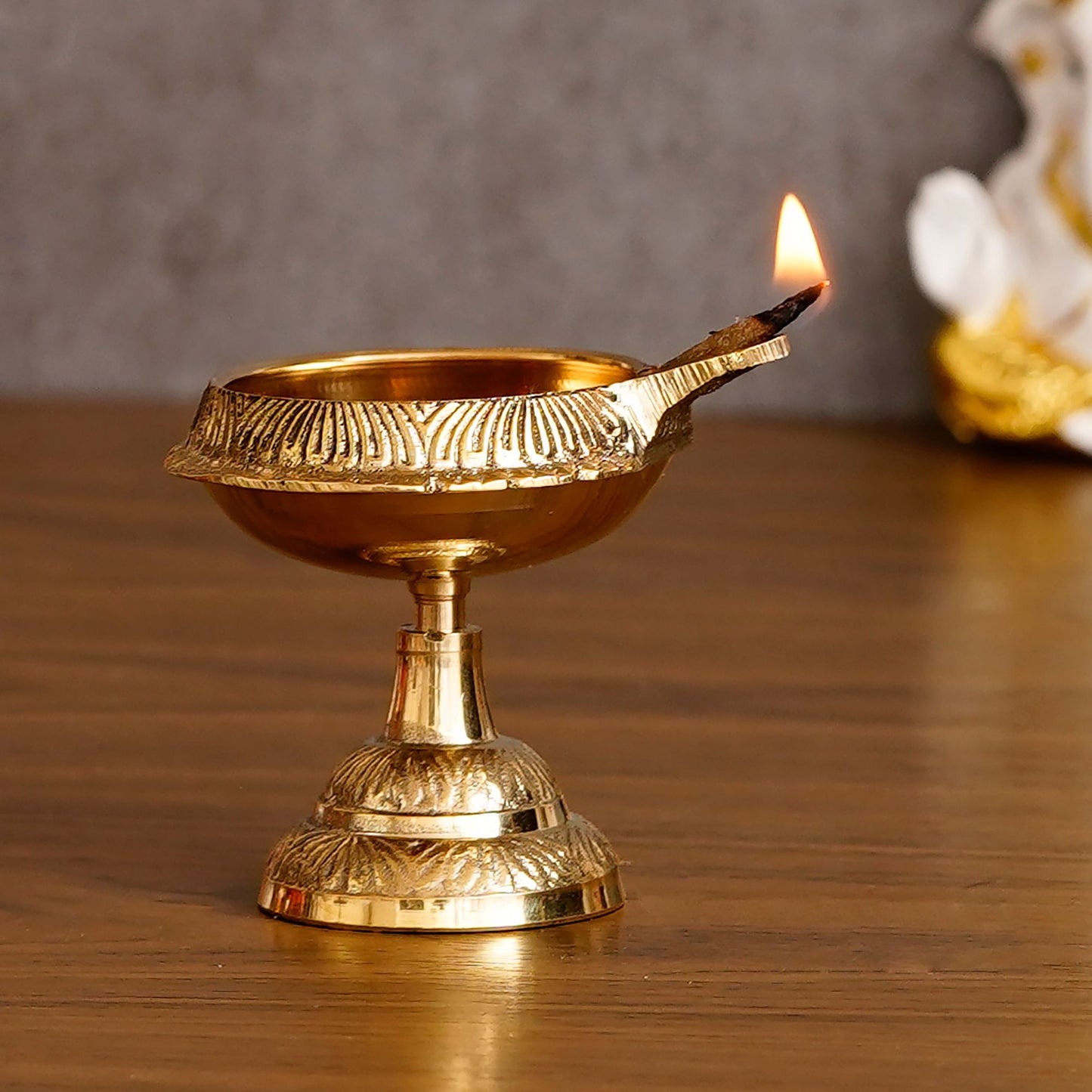 E-Craft Designer Brass Diya