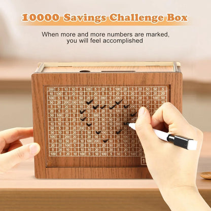 Wooden Money Saving Box (₹1,00,000)