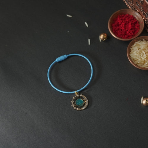 Planet Bracelet Rakhi for Kids – Galaxy-Themed Design with Handmade Charm Detailing