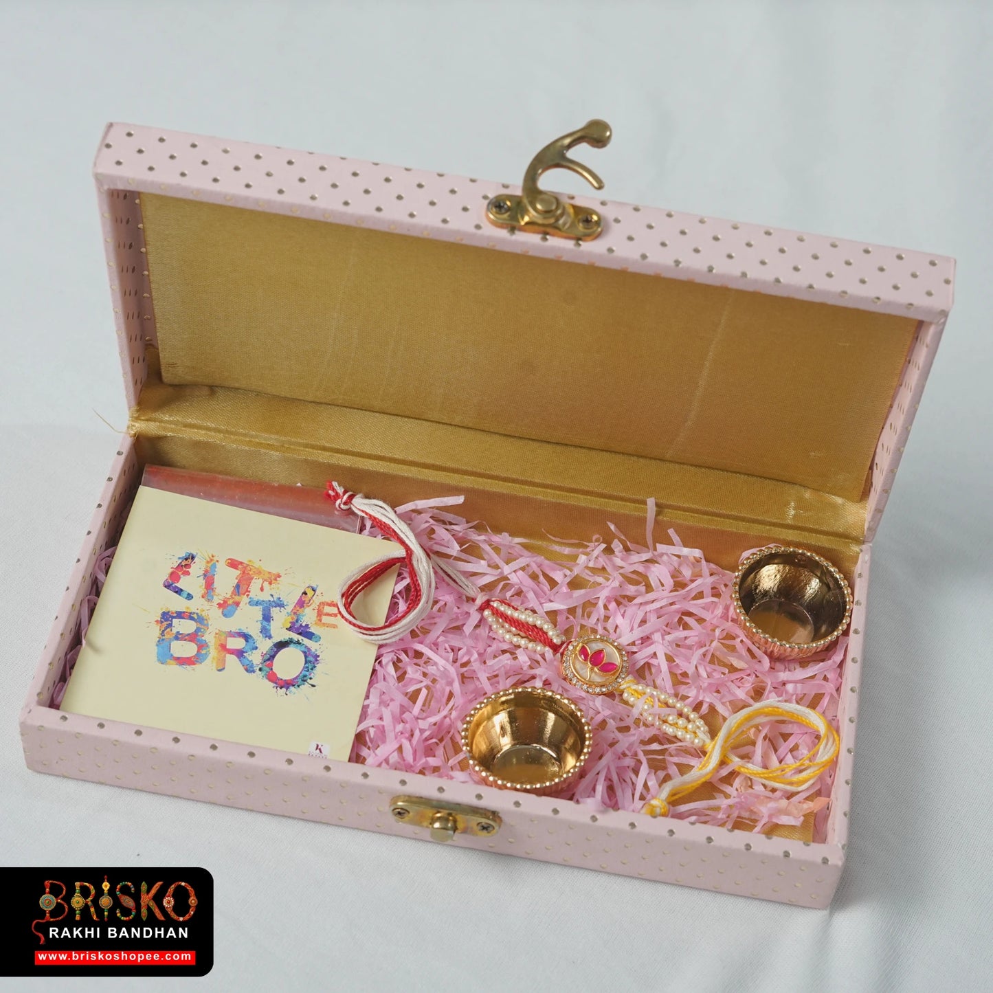 Elegant Single Rakhi Hamper in Decorative Box – A Timeless Gift for Brother