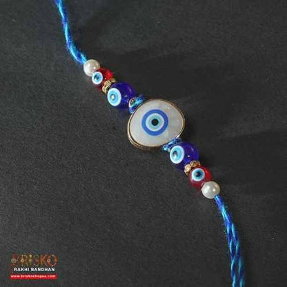 Blue Nazar Suraksha Rakhi – Evil Eye Thread of Protection & Love