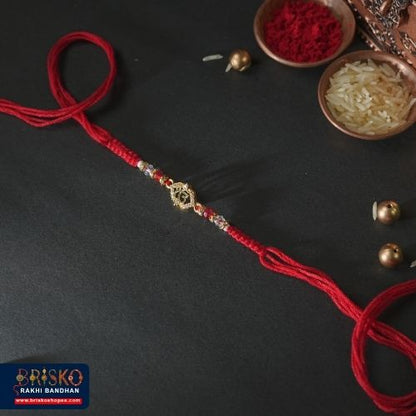 Elegant Ek Onkar Rakhi – Symbol of Divine Unity & Blessings