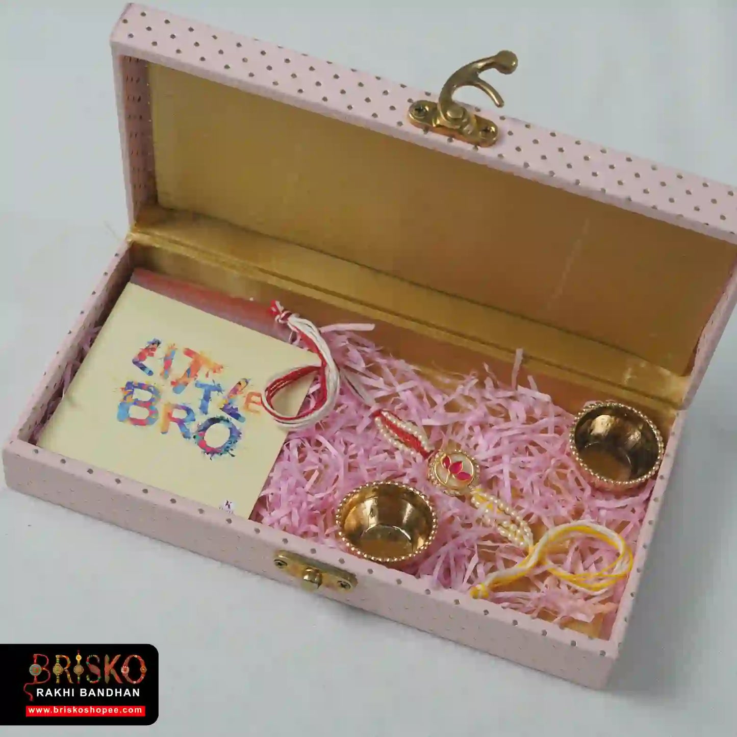 Elegant Single Rakhi Hamper in Decorative Box – A Timeless Gift for Brother