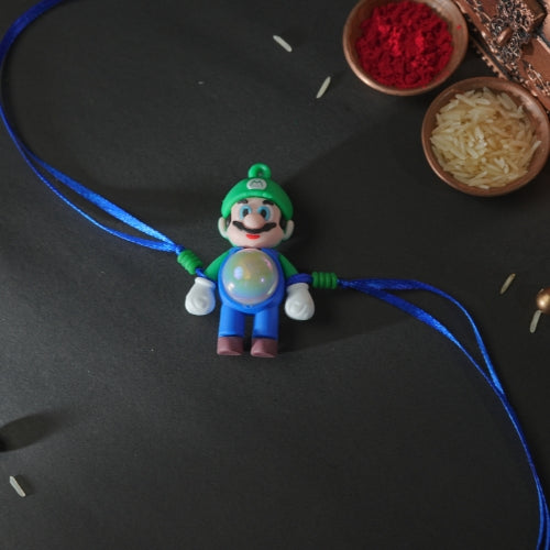 Super Mario – Handmade Rakhi for Kids with Light